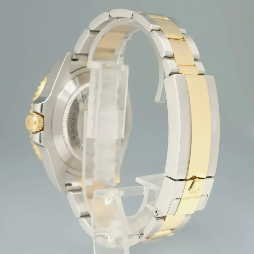 MINT Rolex Sea-Dweller Two-Tone Yellow Gold Steel Black Watch